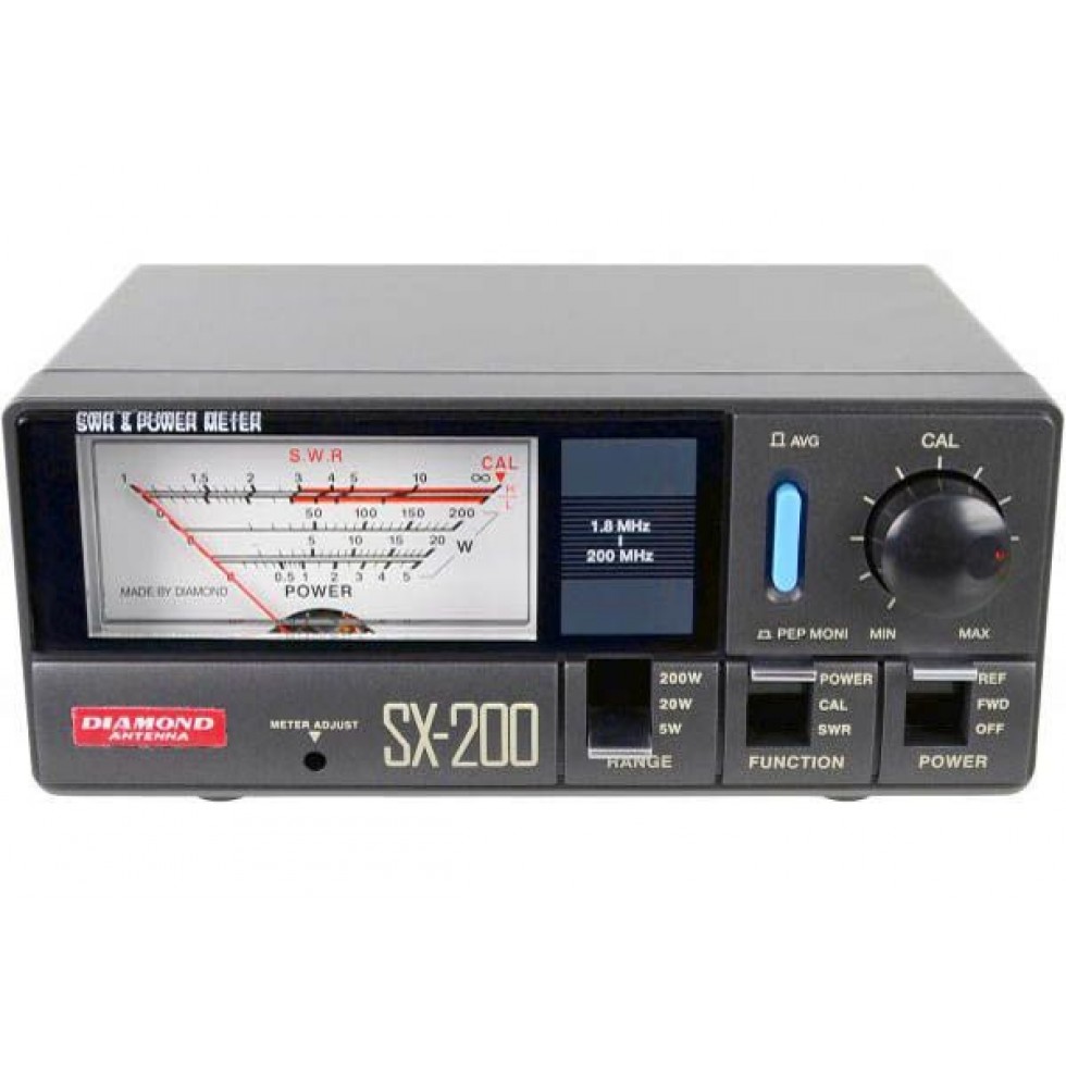 1.8-200 Mhz SWR/Watttmeter Diamond SX200